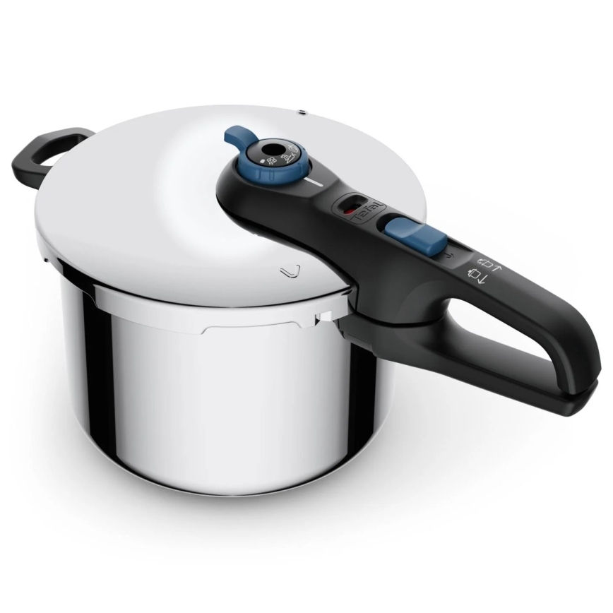 Tefal - Тенджера под налягане 6 l SECURE TRENDY неръждаем