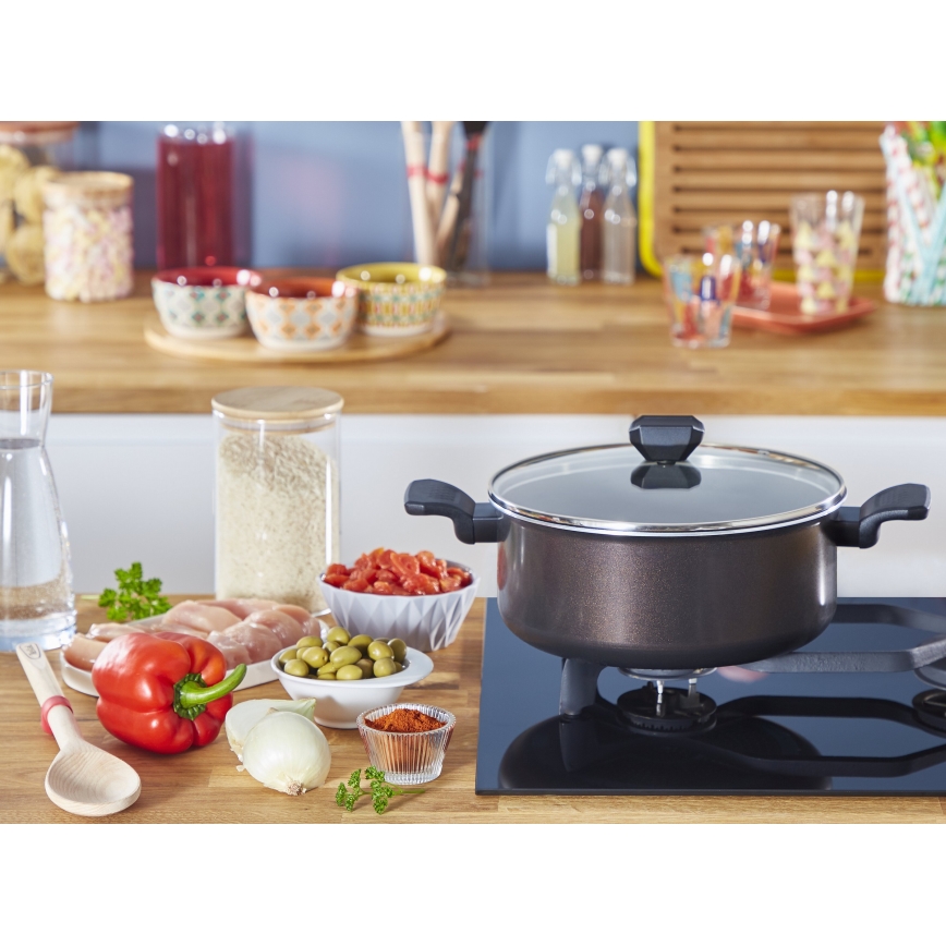 Tefal - Тенджера с капак EASY COOK&CLEAN 24 см