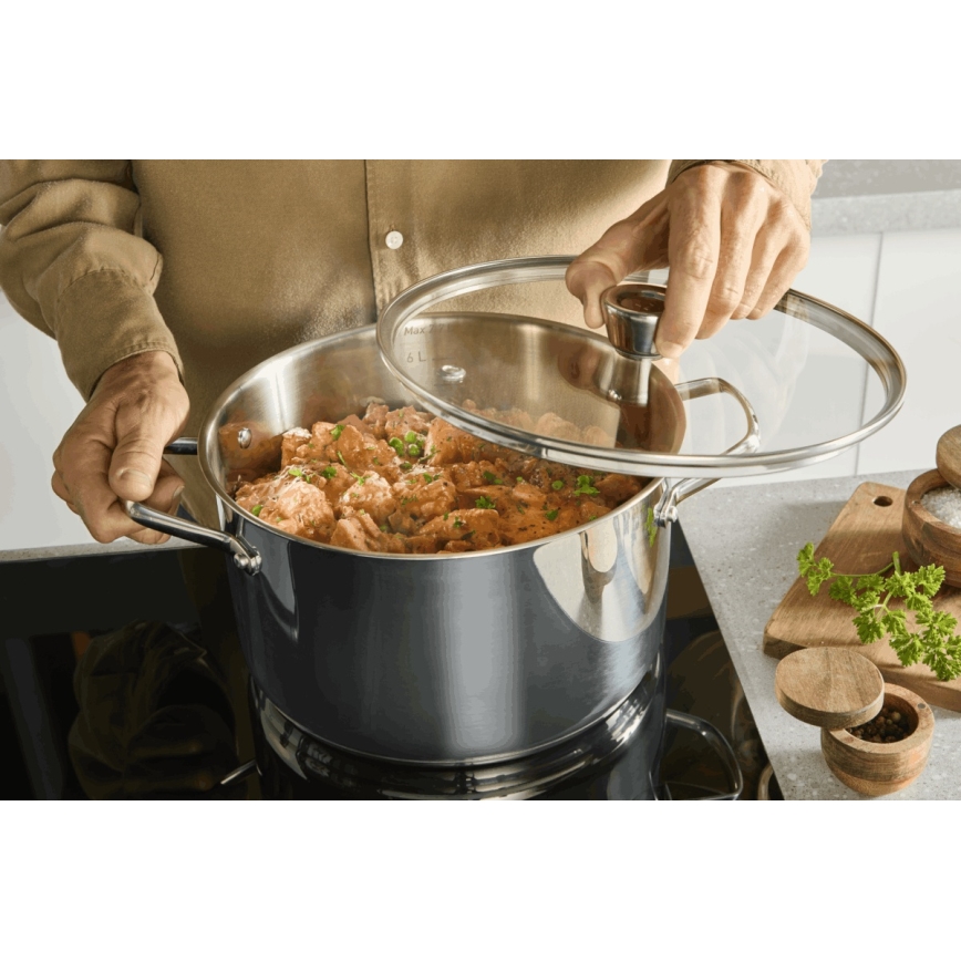Tefal - Тенджера с капак EMOTION+ XL 32 см