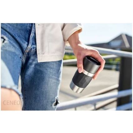 Tefal - Термочаша 300 мл COMPACT MUG неръждаем/черен