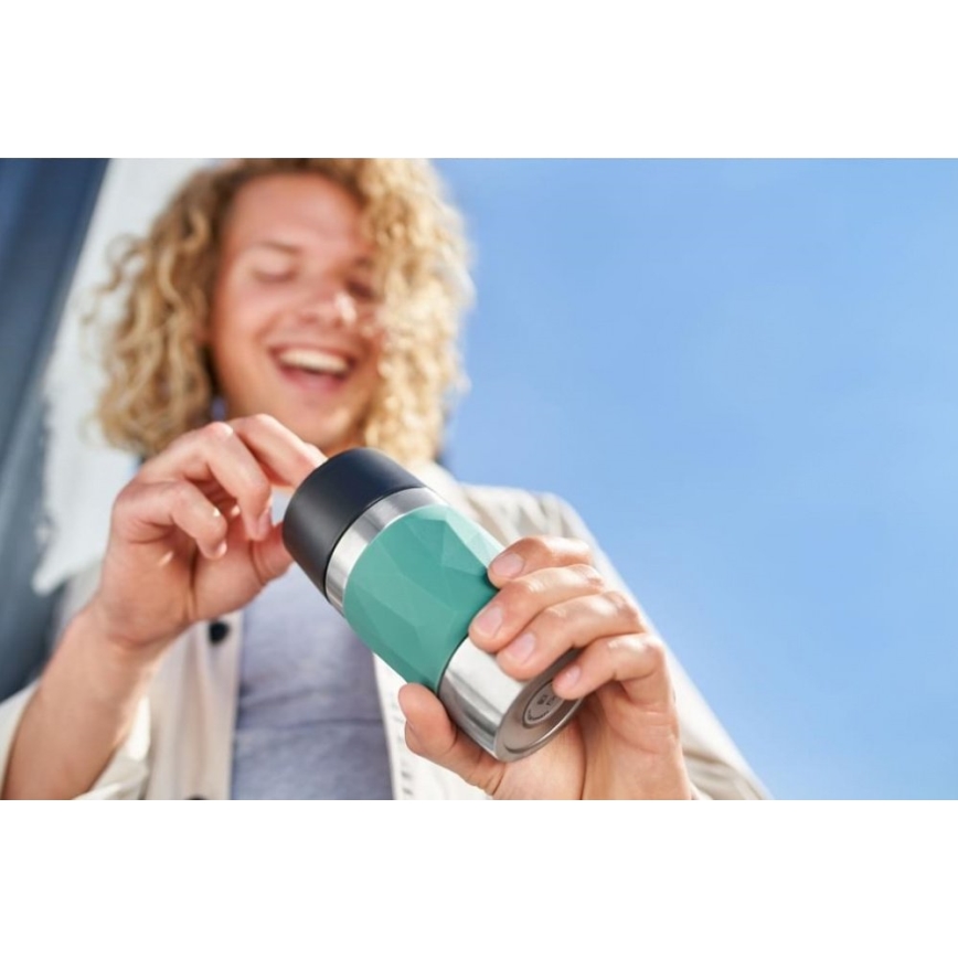 Tefal - Термочаша 300 мл COMPACT MUG неръждаем/зелен