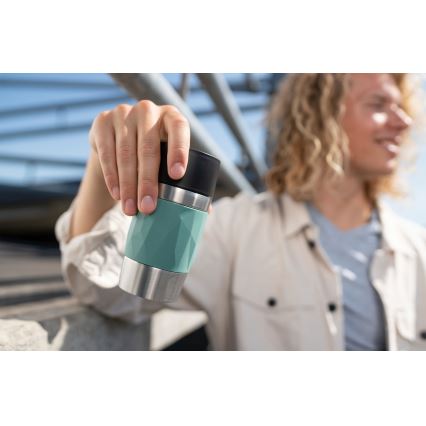 Tefal - Термочаша 300 мл COMPACT MUG неръждаем/зелен