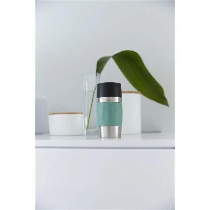 Tefal - Термочаша 300 мл COMPACT MUG неръждаем/зелен