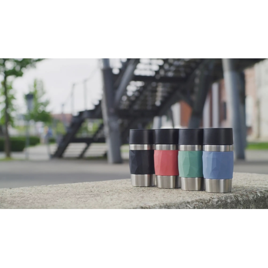 Tefal - Термочаша 300 мл COMPACT MUG неръждаем/зелен