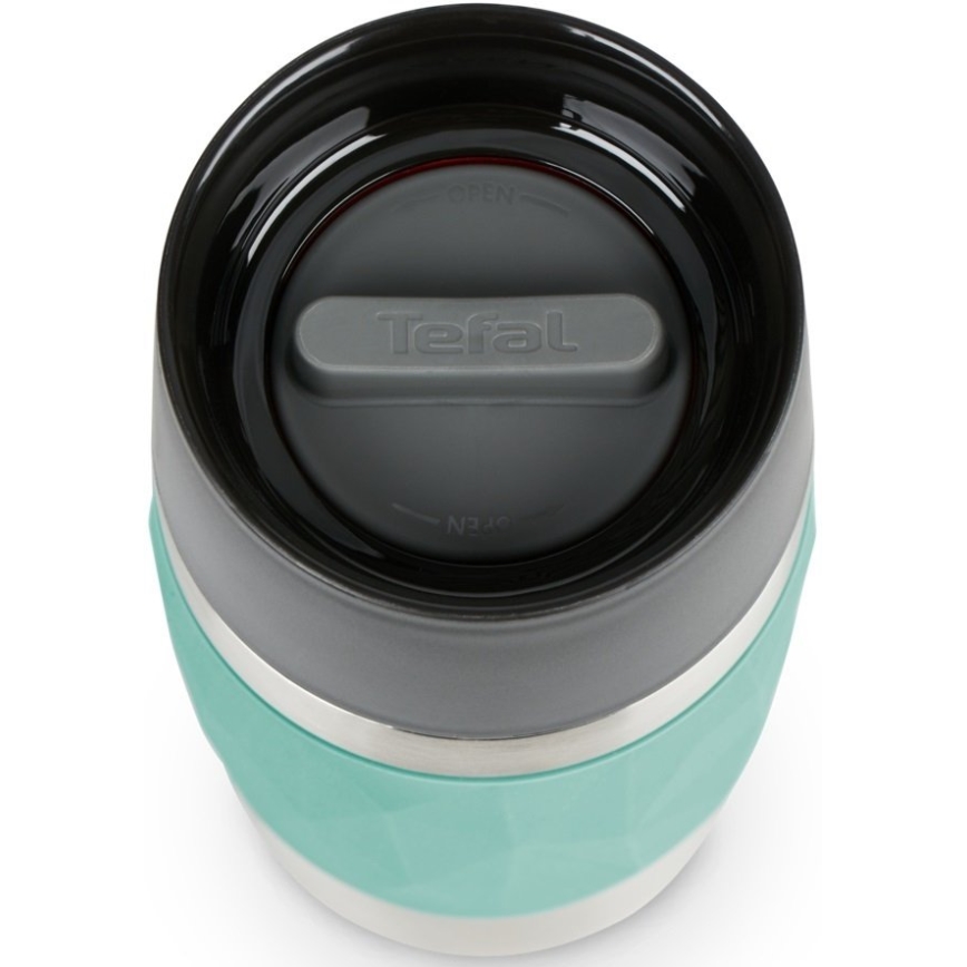 Tefal - Термочаша 300 мл COMPACT MUG неръждаем/зелен