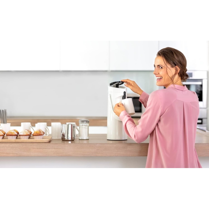 Tefal - Термос чайник 1,9 l PONZA бял