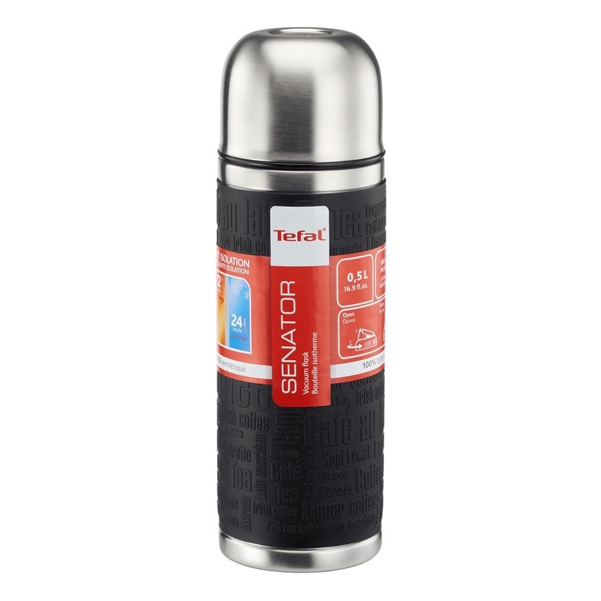 Tefal - Термос с чаша 0,5 l SENATOR неръждаем/черен