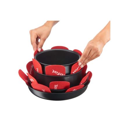 Tefal - Тиган protector комплект 4 бр. INGENIO червен