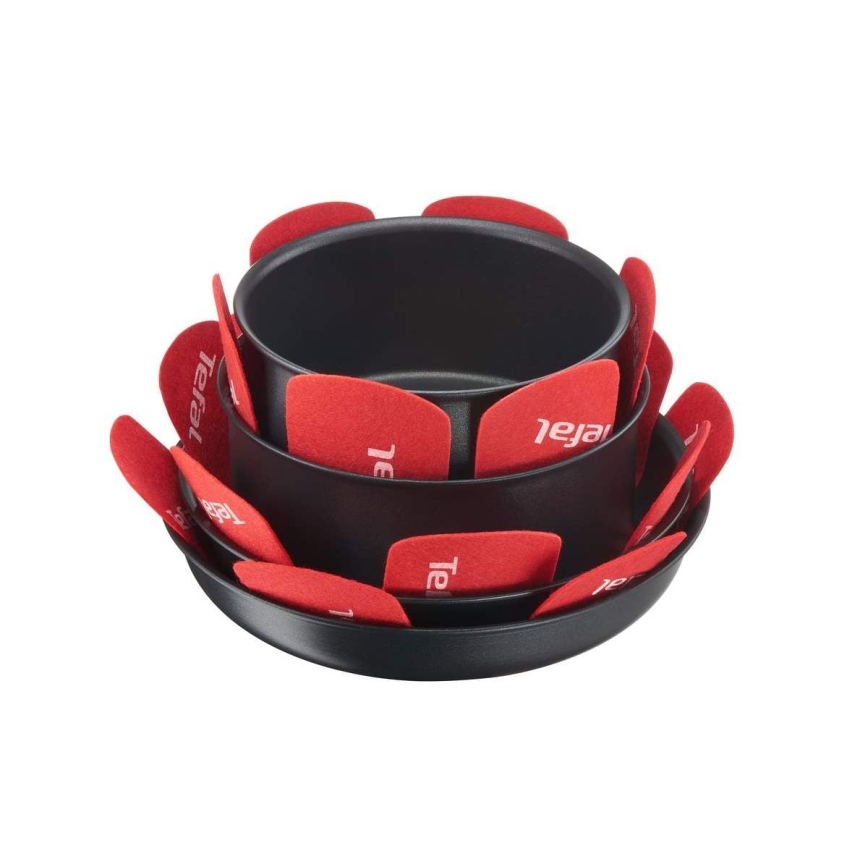 Tefal - Тиган protector комплект 4 бр. INGENIO червен