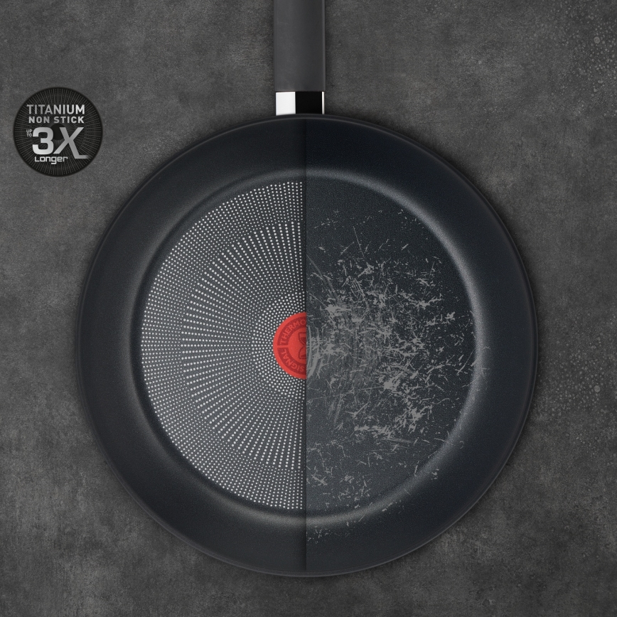 Tefal - Тиган за уок TITANIUM FORCE 28 см