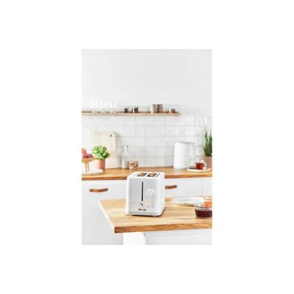 Tefal - Тостер с два отвора SENSE 850W/230V бял