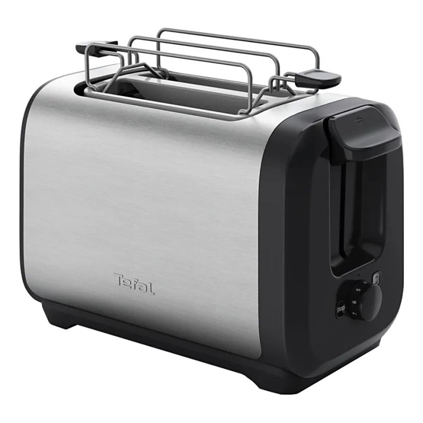 Tefal - Тостер с два отвора SUBITO 1300W/230V черен/неръждаем