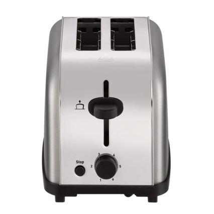 Tefal - Тостер с два отвора ULTRA MINI 700W/230V матов хром