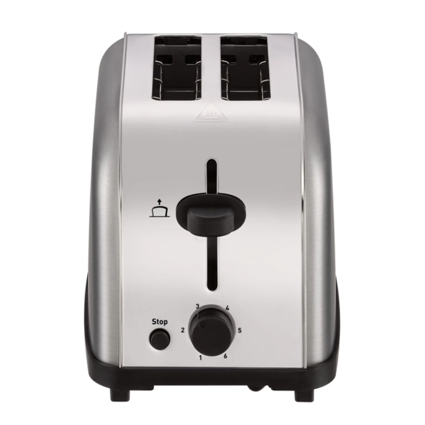 Tefal - Тостер с два отвора ULTRA MINI 700W/230V матов хром