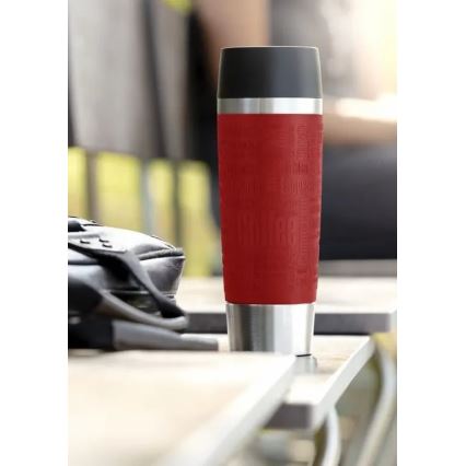 Tefal - Туристическа чаша 500 мл TRAVEL MUG неръждаем/червен