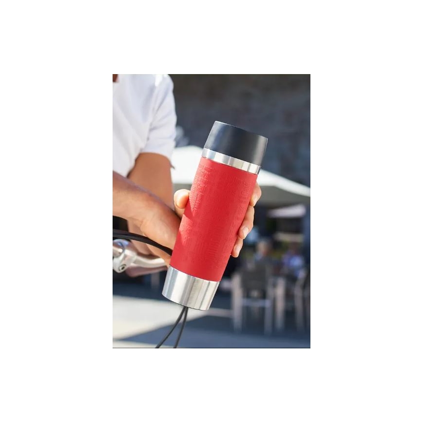 Tefal - Туристическа чаша 500 мл TRAVEL MUG неръждаем/червен