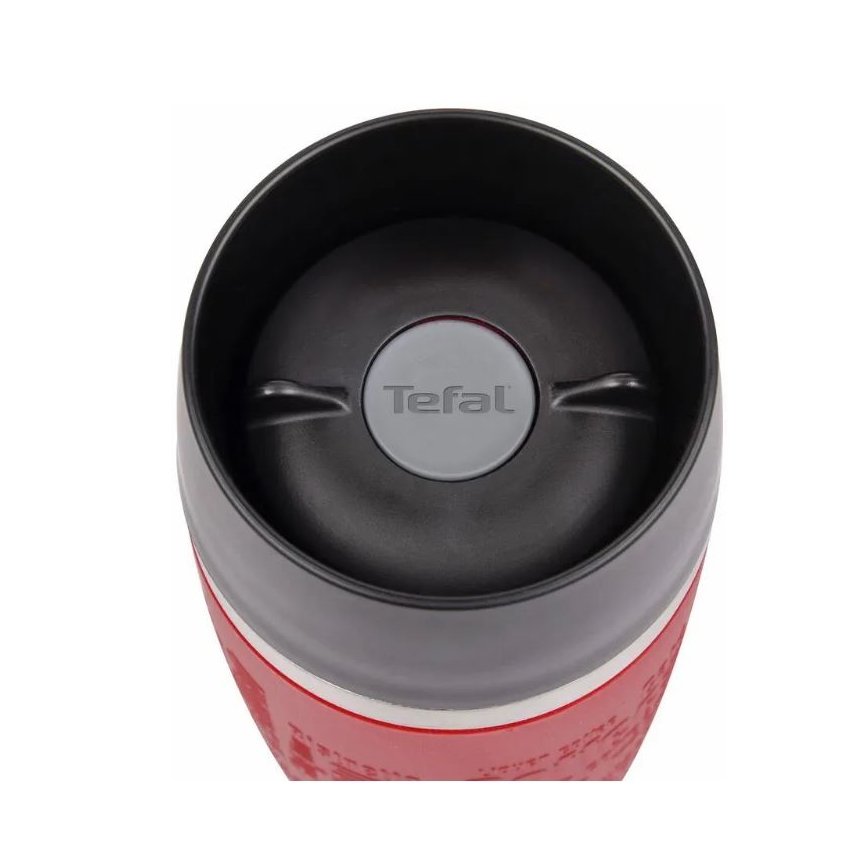 Tefal - Туристическа чаша 500 мл TRAVEL MUG неръждаем/червен