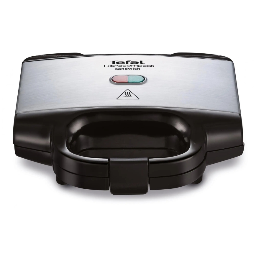 Tefal - Уред за приготвяне на сандвичи ULTRACOMPACT 700W/230V черен/хром