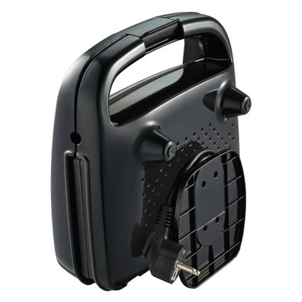 Tefal - Уред за приготвяне на сандвичи CROC TIME 700W/230V черен/хром