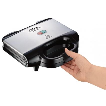 Tefal - Уред за приготвяне на сандвичи ULTRACOMPACT 700W/230V черен/хром