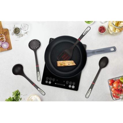 Tefal - К-кт готварски прибори 4 бр. INGENIO черен