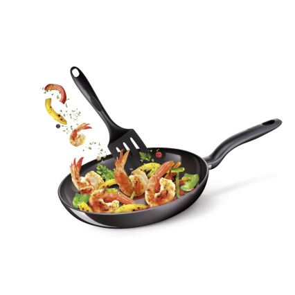 Tefal - К-кт готварски прибори 5 бр. BIENVENUE черен
