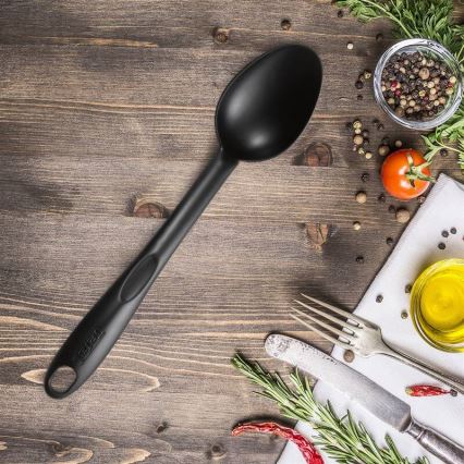 Tefal - К-кт готварски прибори 9 бр. BIENVENUE черен