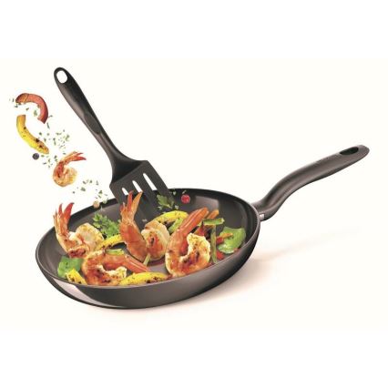 Tefal - К-кт готварски прибори 9 бр. BIENVENUE черен