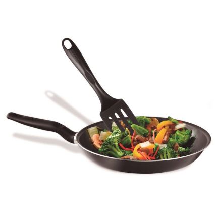 Tefal - К-кт готварски прибори 9 бр. BIENVENUE черен