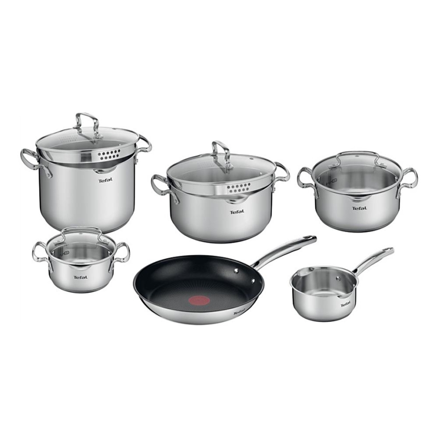 Tefal - К-кт готварски съдове 10 бр. DUETTO