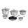 Tefal - К-кт готварски съдове 10 бр. DUETTO