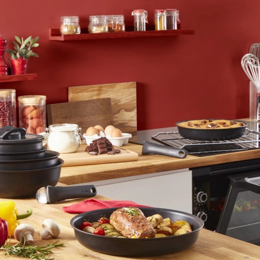 Tefal - К-кт готварски съдове 3 бр. INGENIO Unlimited