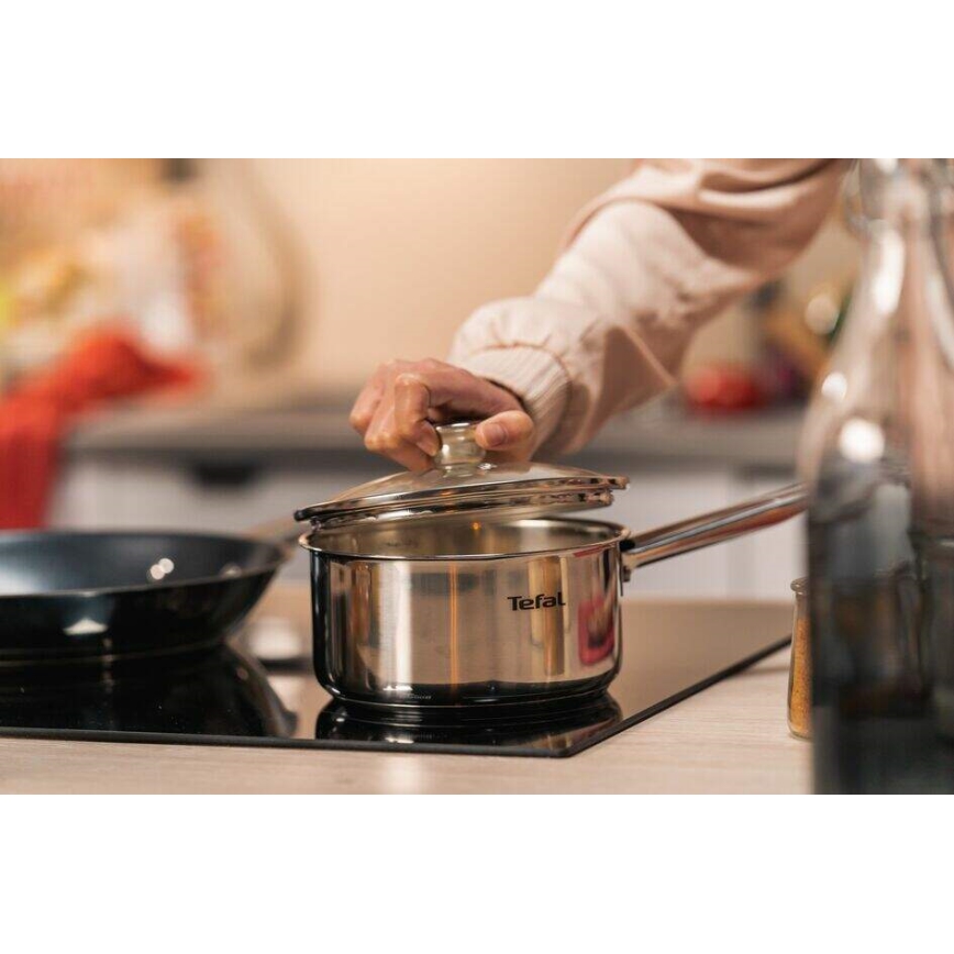 Tefal - К-кт съдове 10 бр. COOK EAT неръждаем
