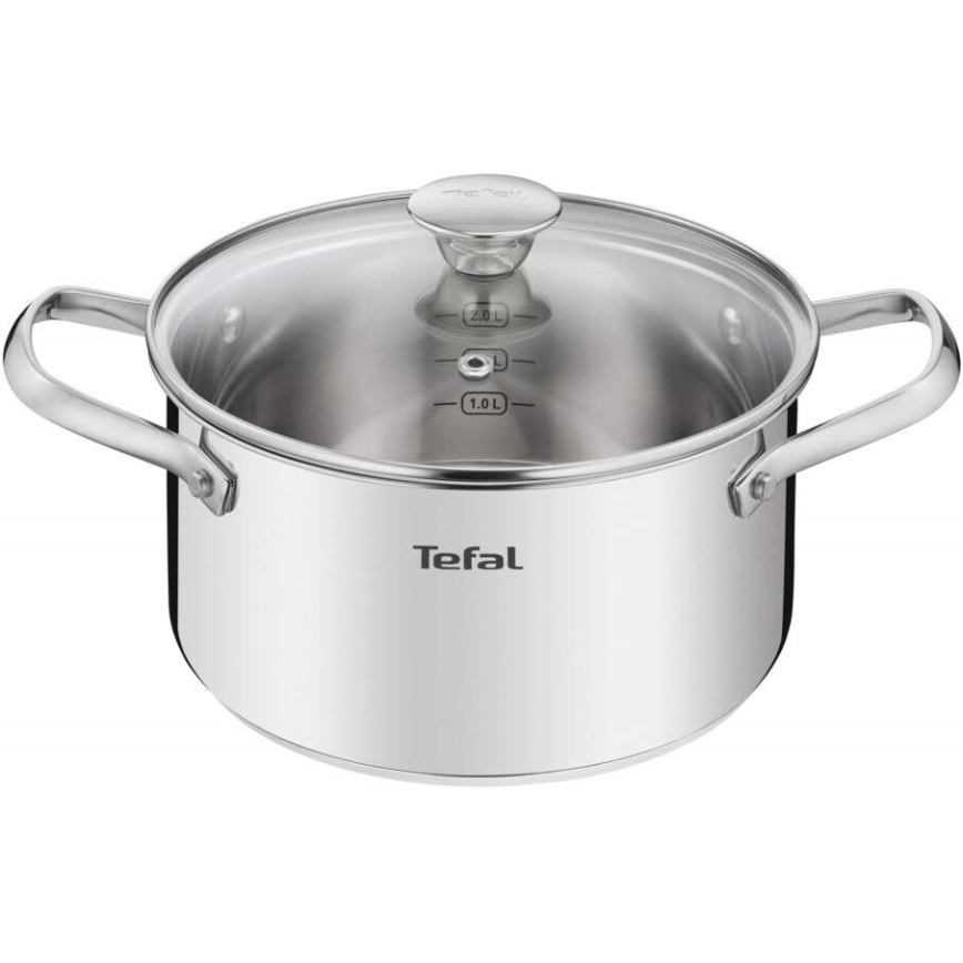 Tefal - К-кт съдове 10 бр. COOK EAT неръждаем