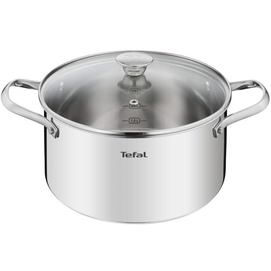 Tefal - К-кт съдове 10 бр. COOK EAT неръждаем