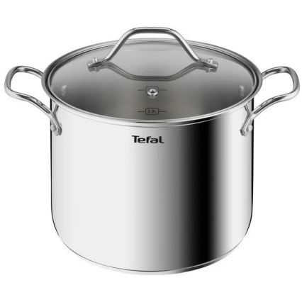 Tefal - К-кт съдове 10 бр. INTUITION неръждаем