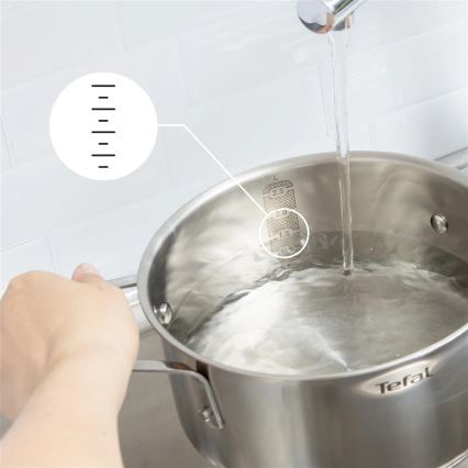 Tefal - К-кт съдове 6 бр. DELICIOUS неръждаем