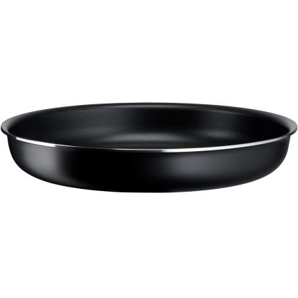 Tefal - К-кт тигани 3 бр. INGENIO EASY COOK & CLEAN BLACK