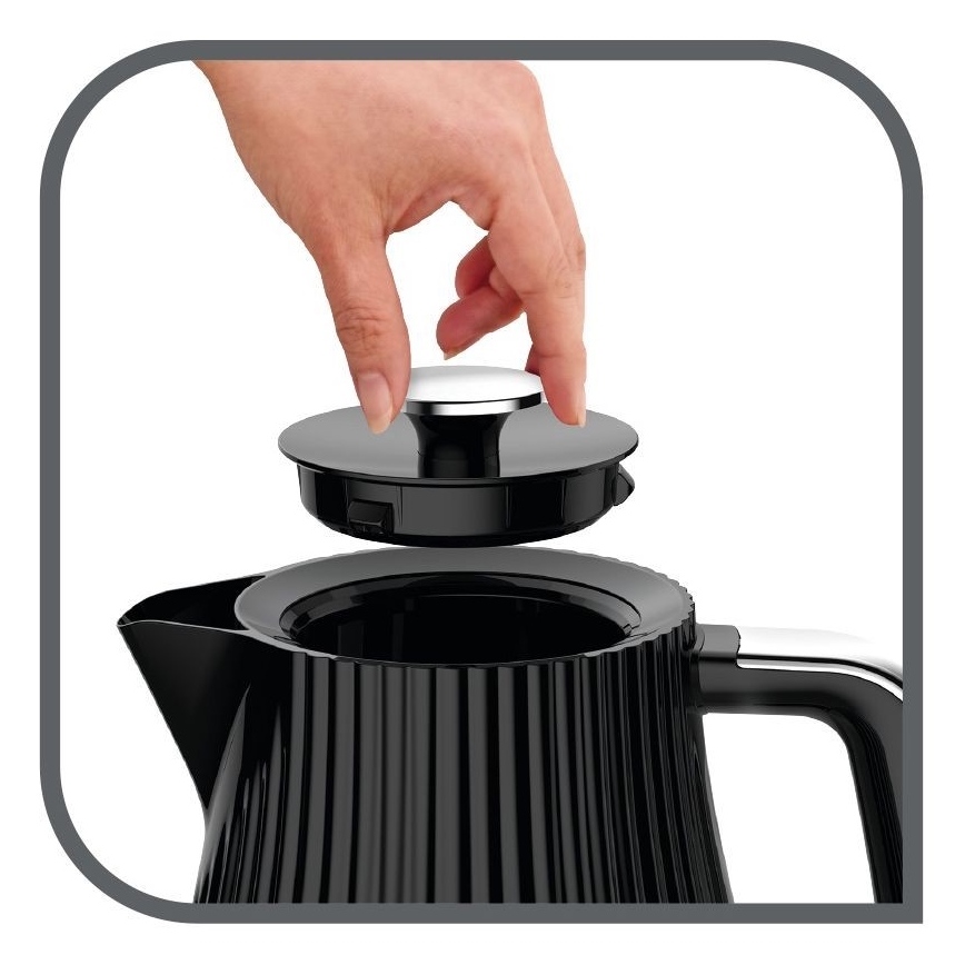 Tefal - Кана LOFT 1,7 l 2400W/230V черен