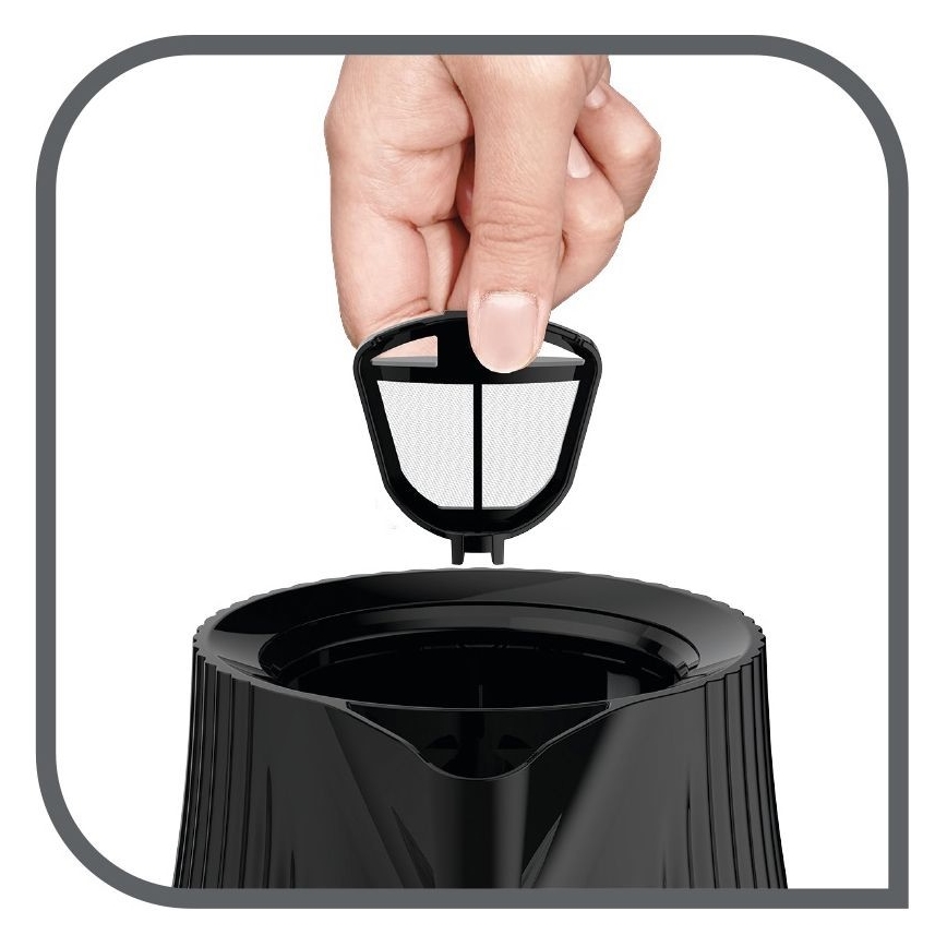 Tefal - Кана LOFT 1,7 l 2400W/230V черен