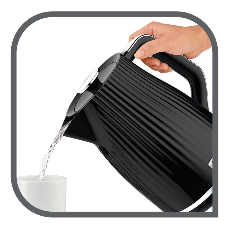 Tefal - Кана LOFT 1,7 l 2400W/230V черен