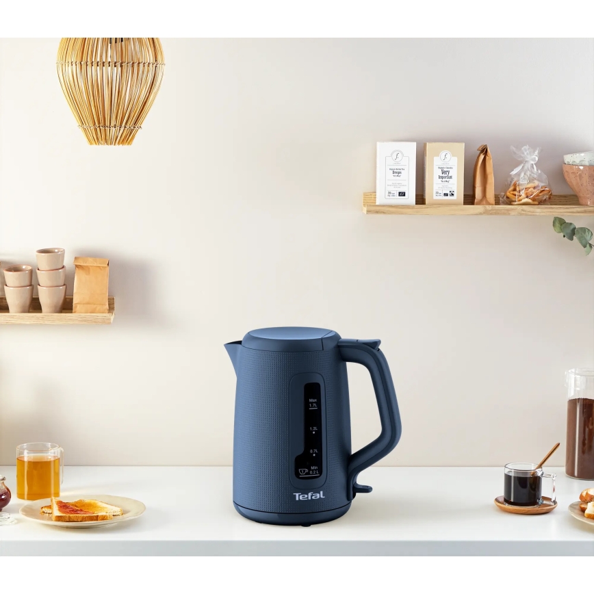 Tefal - Кана MORNING 1,7 l 2400W/230V син
