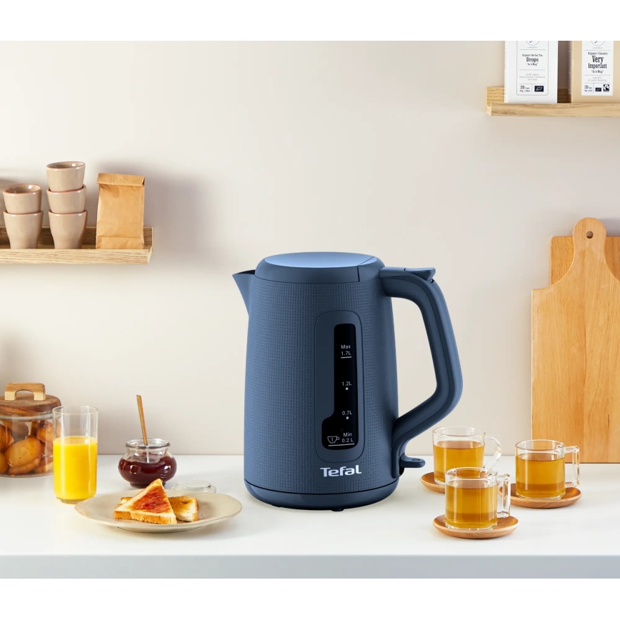 Tefal - Кана MORNING 1,7 l 2400W/230V син
