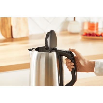 Tefal - Кана SUBITO 1,7l 2400W/230V неръждаем/черен