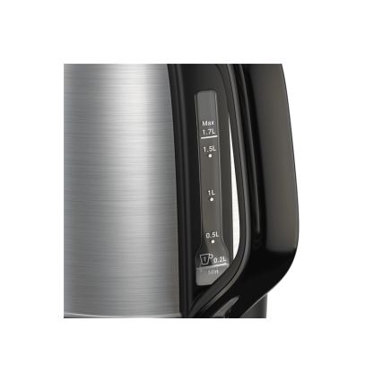 Tefal - Кана SUBITO 1,7l 2400W/230V неръждаем/черен