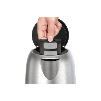 Tefal - Кана SUBITO 1,7l 2400W/230V неръждаем/черен