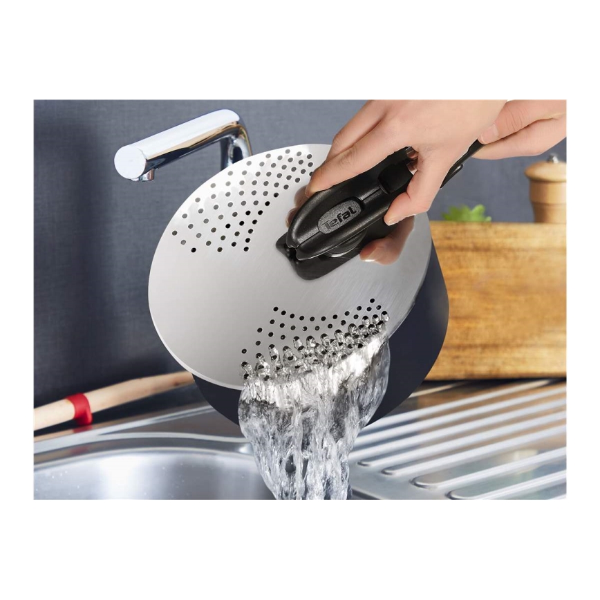 Tefal - Капак с цедка INGENIO неръждаем