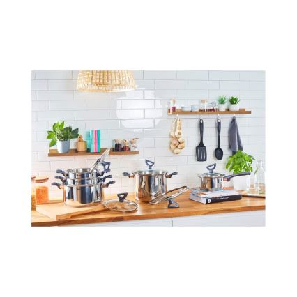 Tefal - Комплект тенджери 10 части DAILY COOK от неръждаема стомана