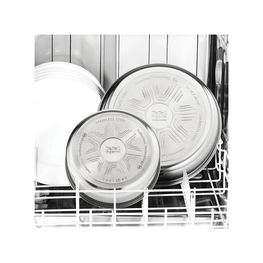 Tefal - Комплект съдове за готвене 4 части INGENIO EMOTION от неръждаема стомана
