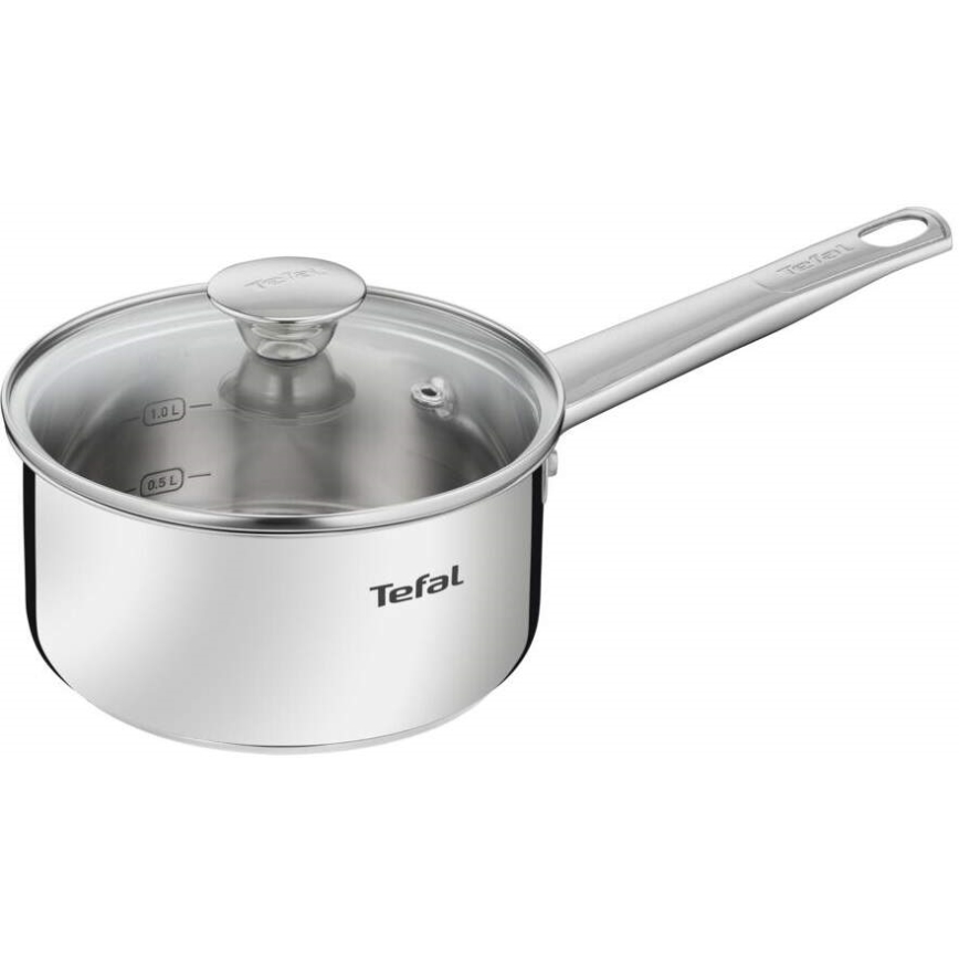 Tefal - Комплект готварски съдове 10 бр. COOK EAT неръждаем